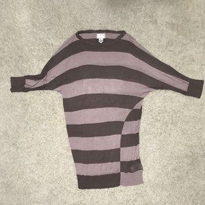 SMALL Motherhood Maternity Dolman Sleeve Brown Top 281